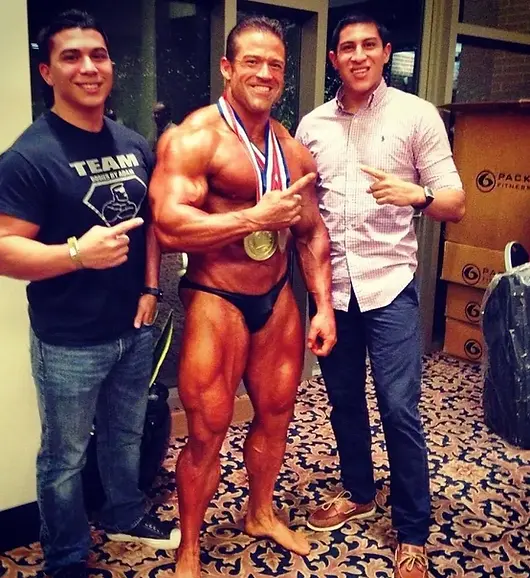 Adam Young competing